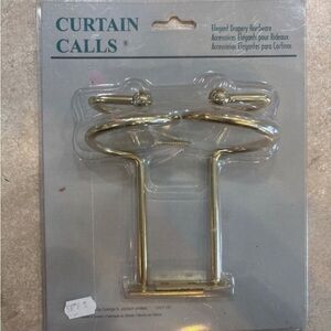 Elegant Gold Curtain Holdbacks